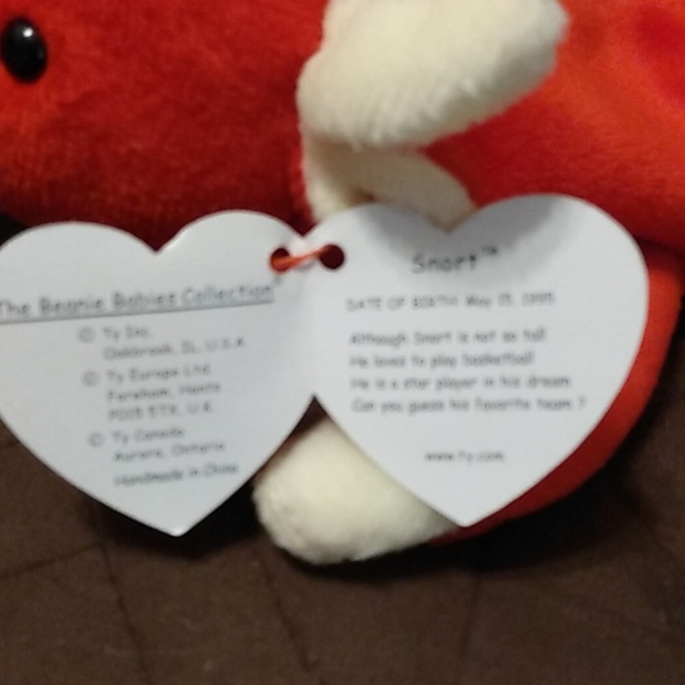 RARE! Snort the Red Bull 1995 beanie baby in Mint condition - Picture 2 of 5